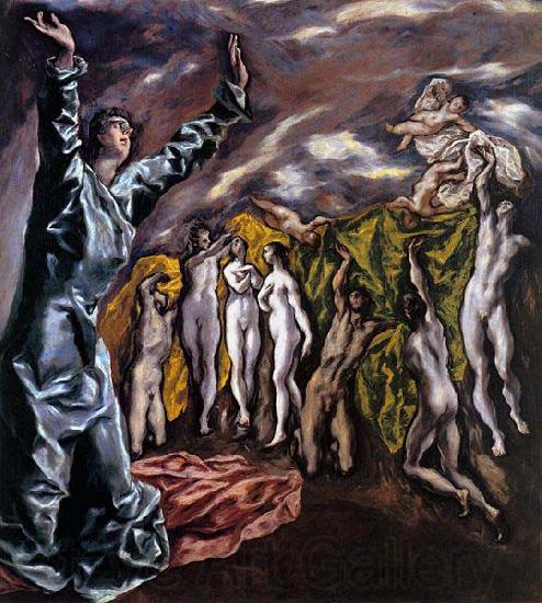 El Greco The Opening of the Fifth Seal Spain oil painting art
